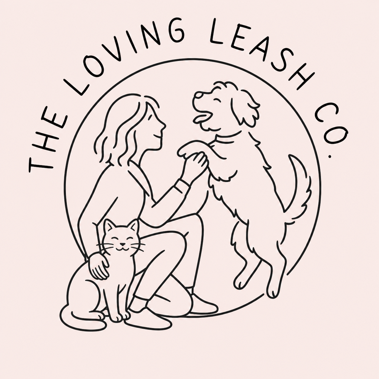 The Loving Leash Co. logo